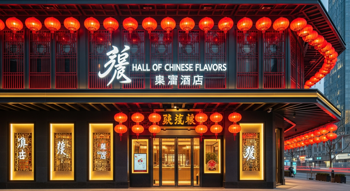 Hall of Chinese Flavors Restaurant Exterior
